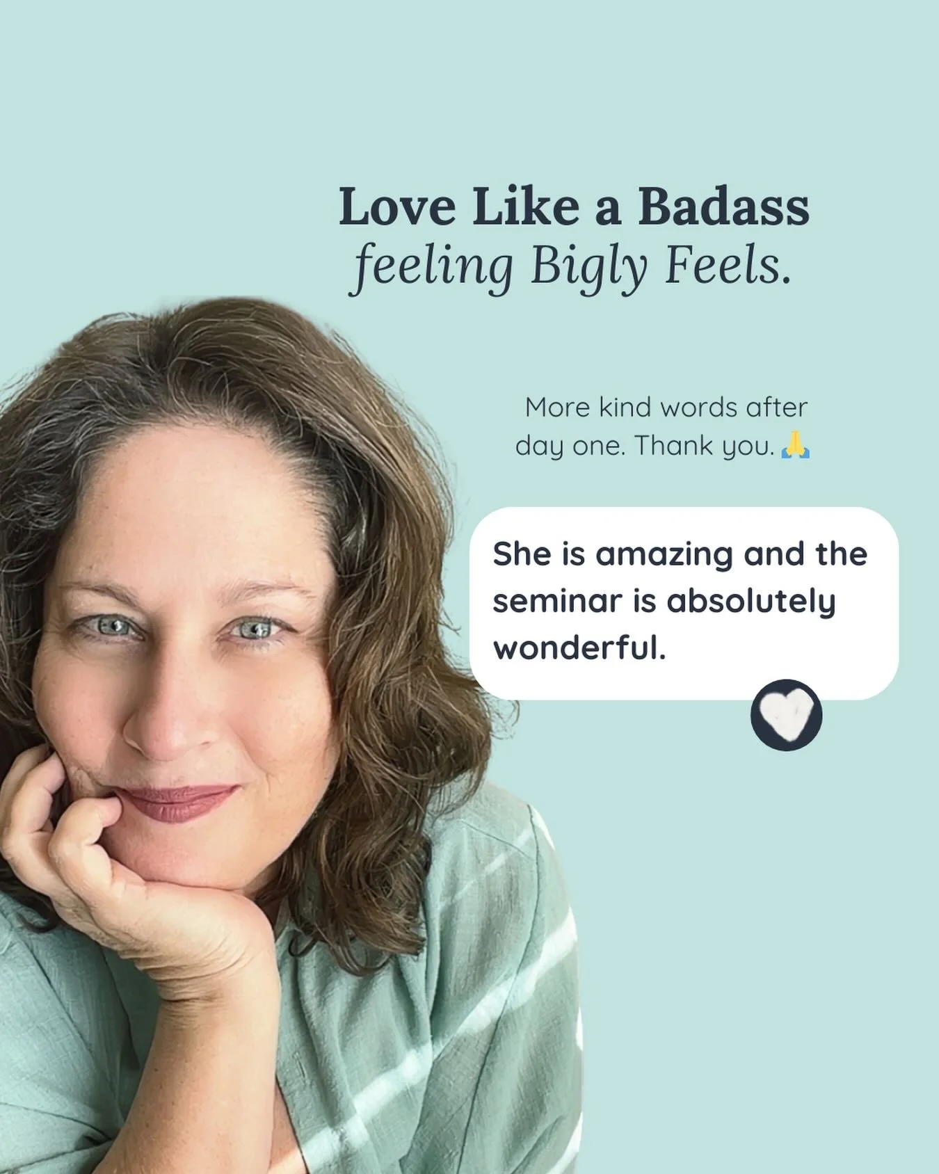 Receiving this with a happy heart. &hearts;️