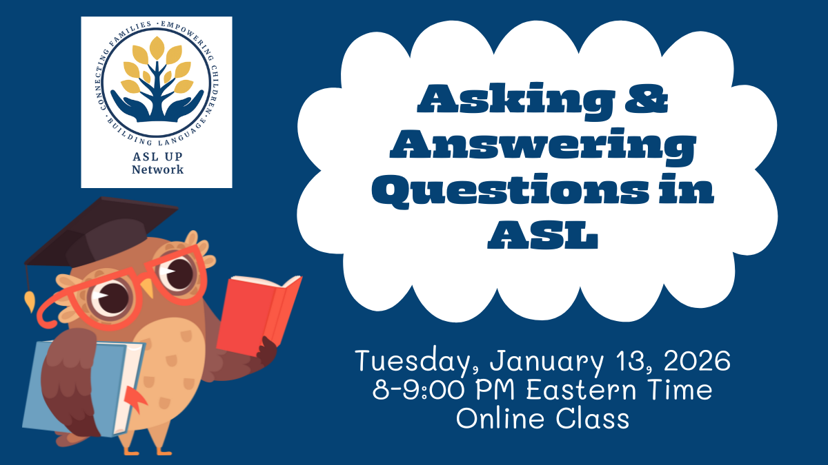 Asking &amp; Answering Questions in ASL