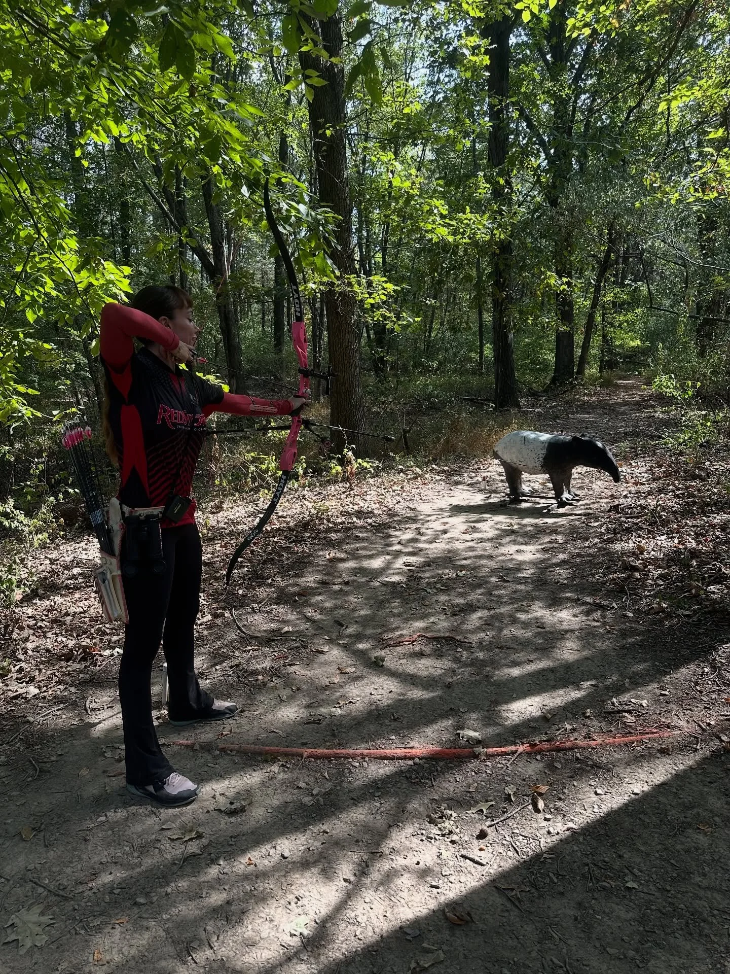 Survived the foam zoo and even scored better than expected 🦌🏹 #archery #usaarchery #hoyt #athlete #olympicrecurve #recurvebow