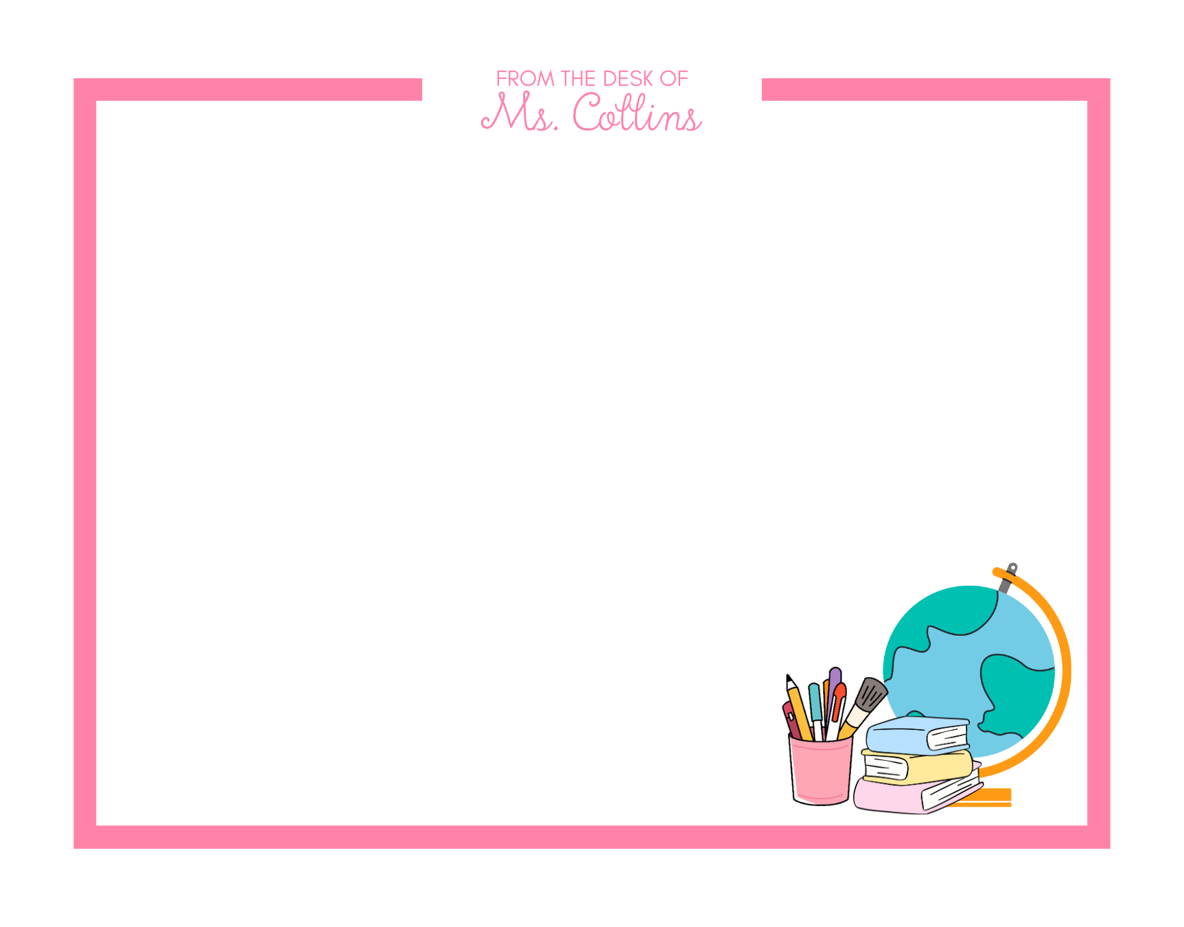 Teacher's Pet Flat Cards