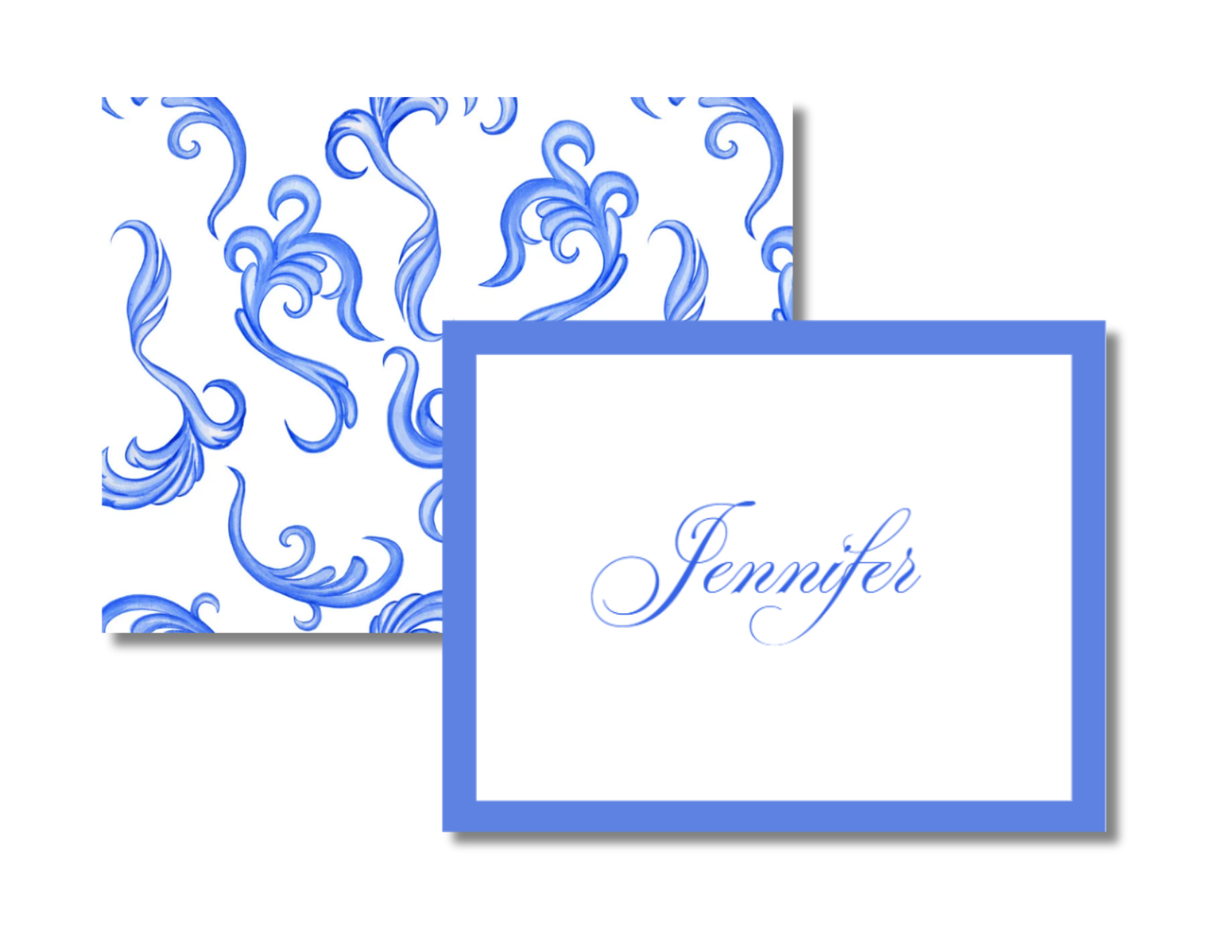 Blue Wave Folded Cards