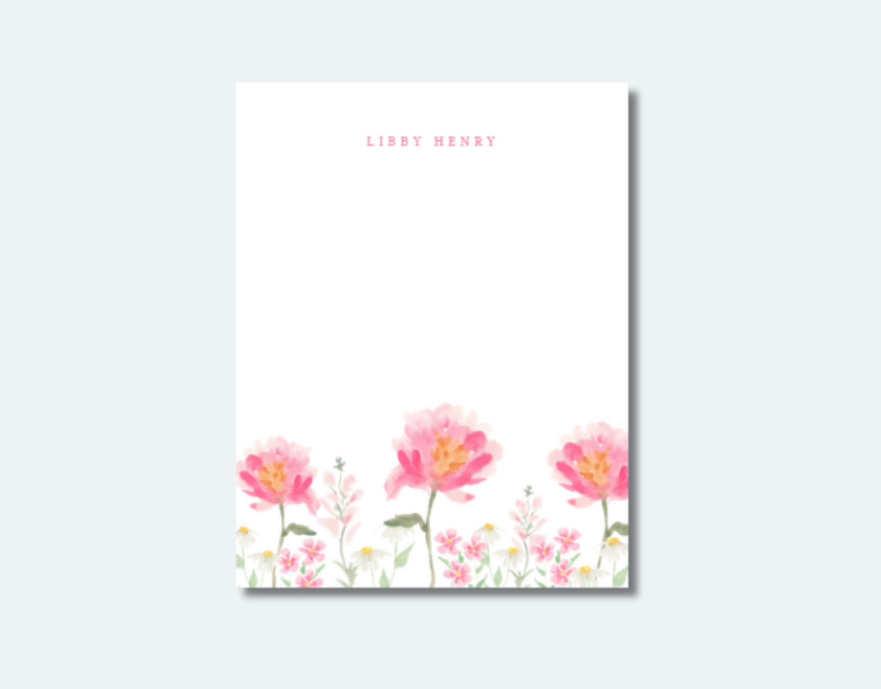 Flower Meadow Notepad