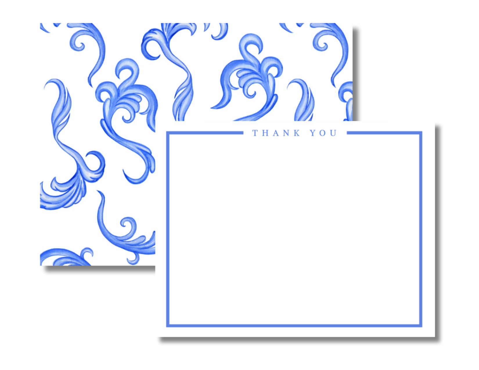 Blue Wave Flat Cards