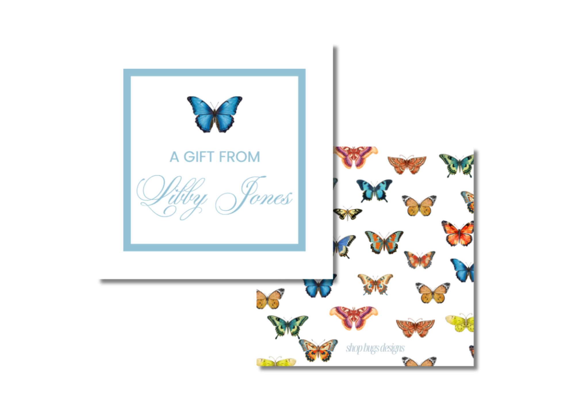 Butterfly Effect Gift Tag