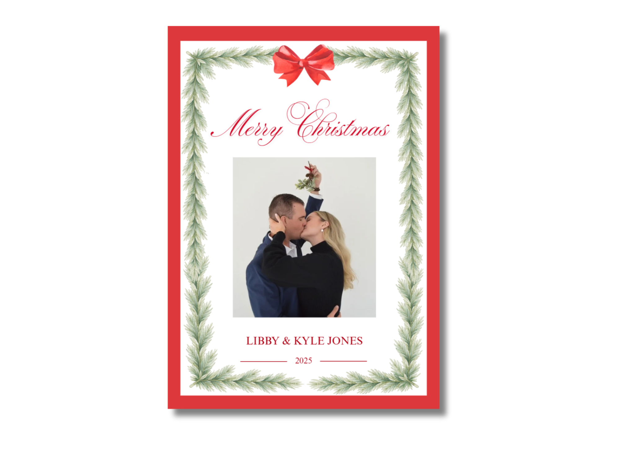 Vertical Garland Card