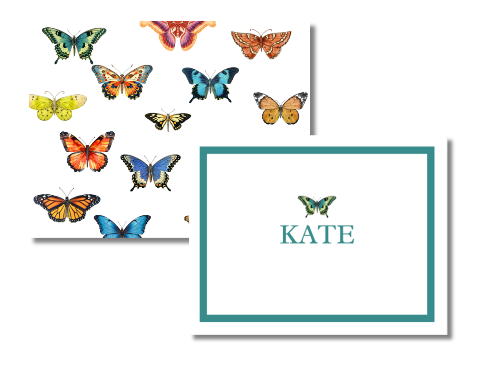 Butterfly Effect Folded Cards