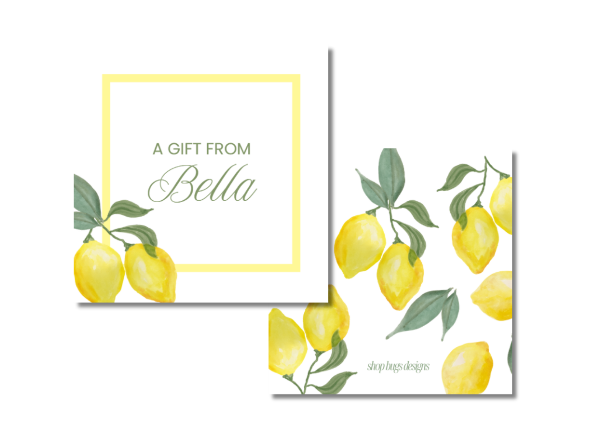When Life Gives You Lemons Gift Tag