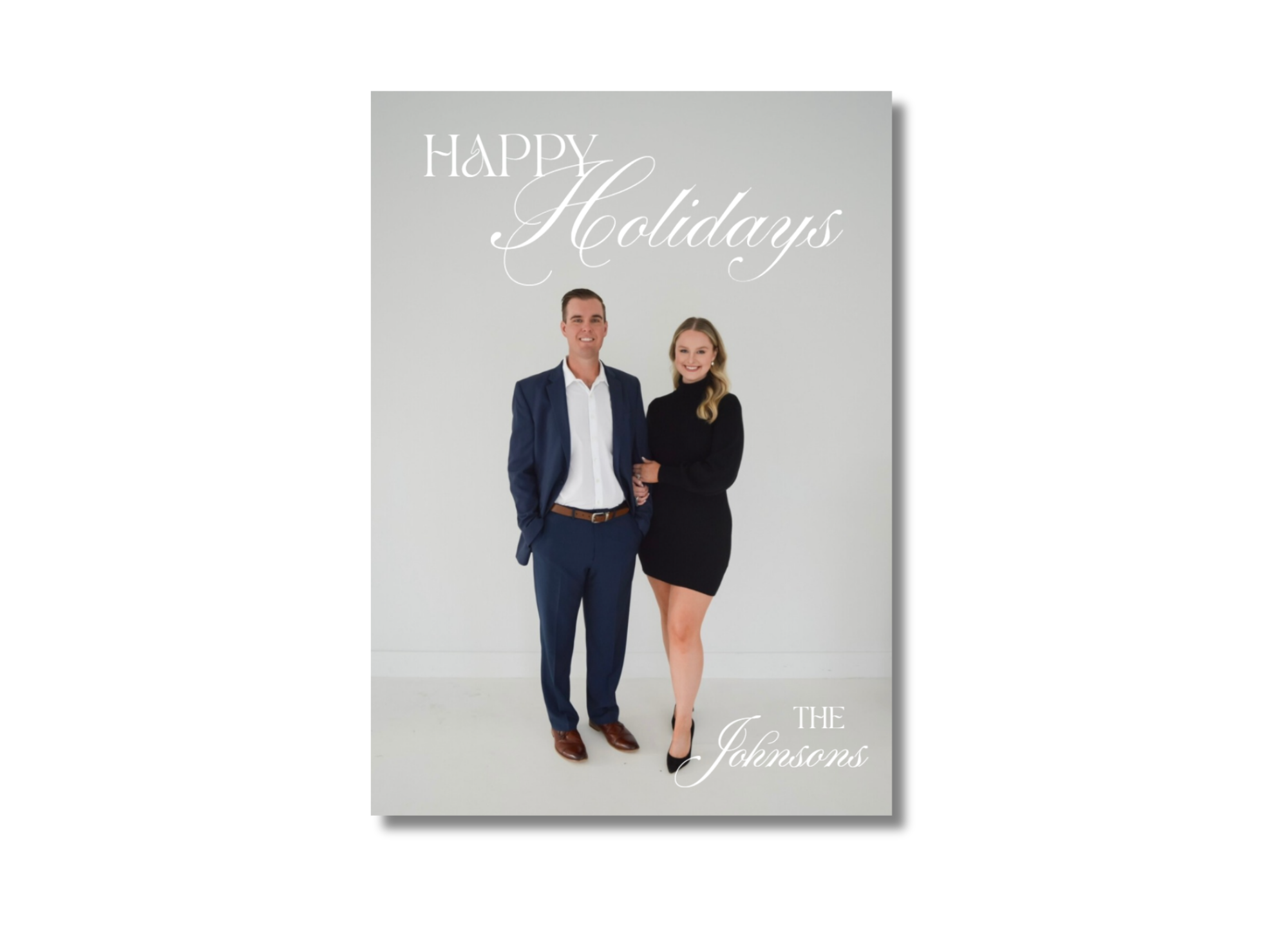 Happy Holidays Card Vertical