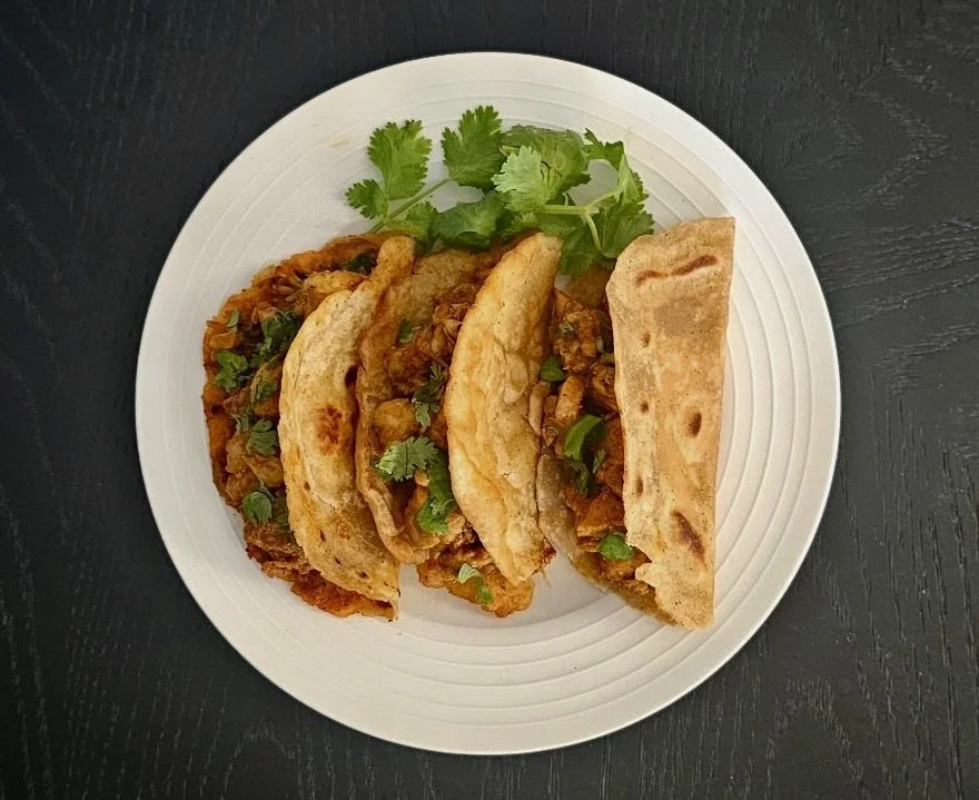Butter Chicken Tacos – $3.00 each taco