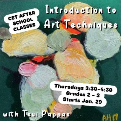 Registration for our winter classes at CET are open! Classes start over the next two weeks. Our art class with instructor Tsui Pappas begins next week on January 29th. Register now at crotonacademy.org!

#crotonacademy #afterschoolclasses #crotonscho