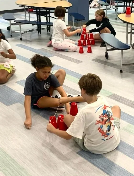 Our after school program at PVC is off to a great start! Cup stacking challenges and towers!

#crotonacademy #afterschoolprogram #pvcmiddleschool