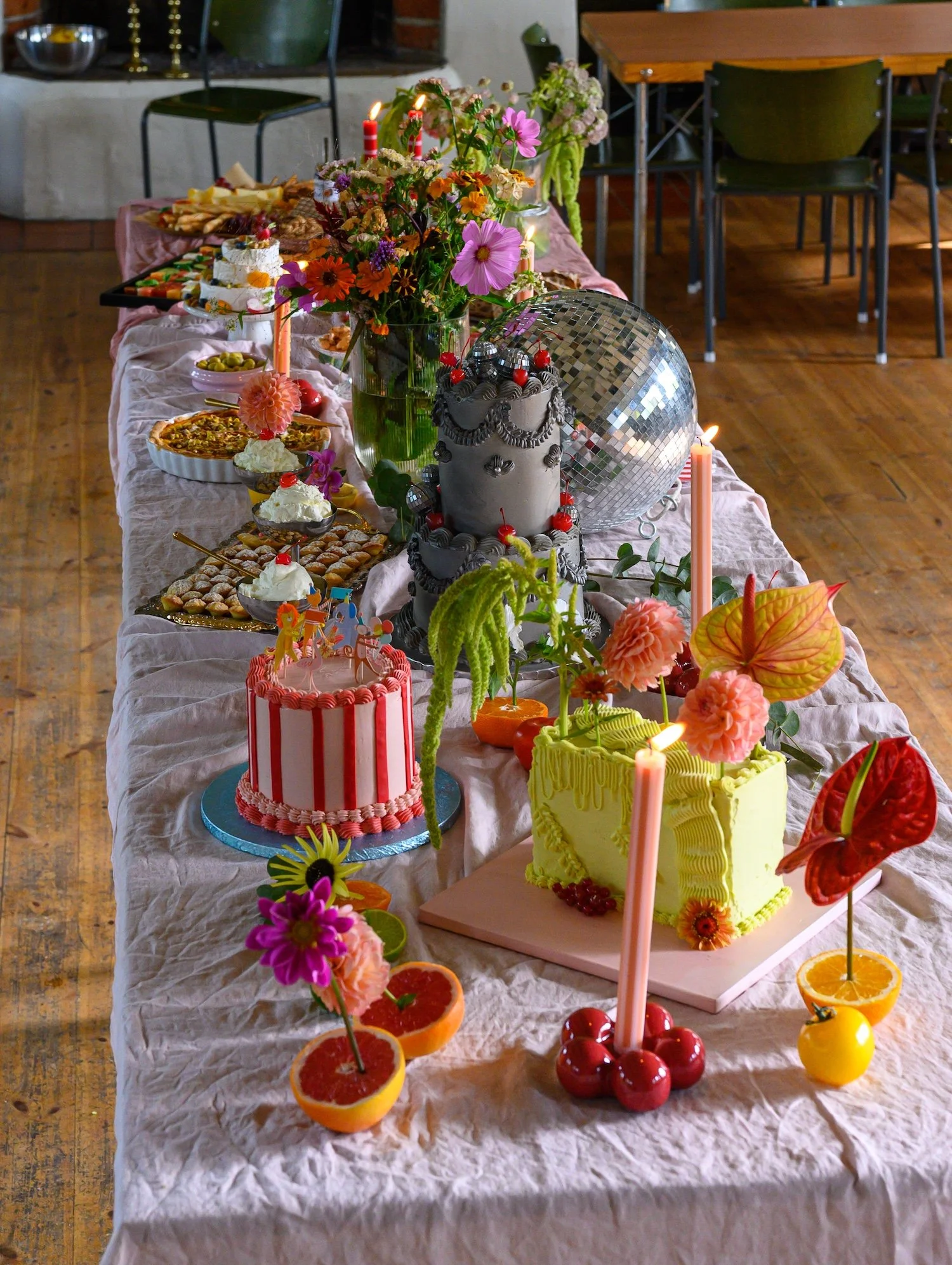 Cakes I served at my own birthday party