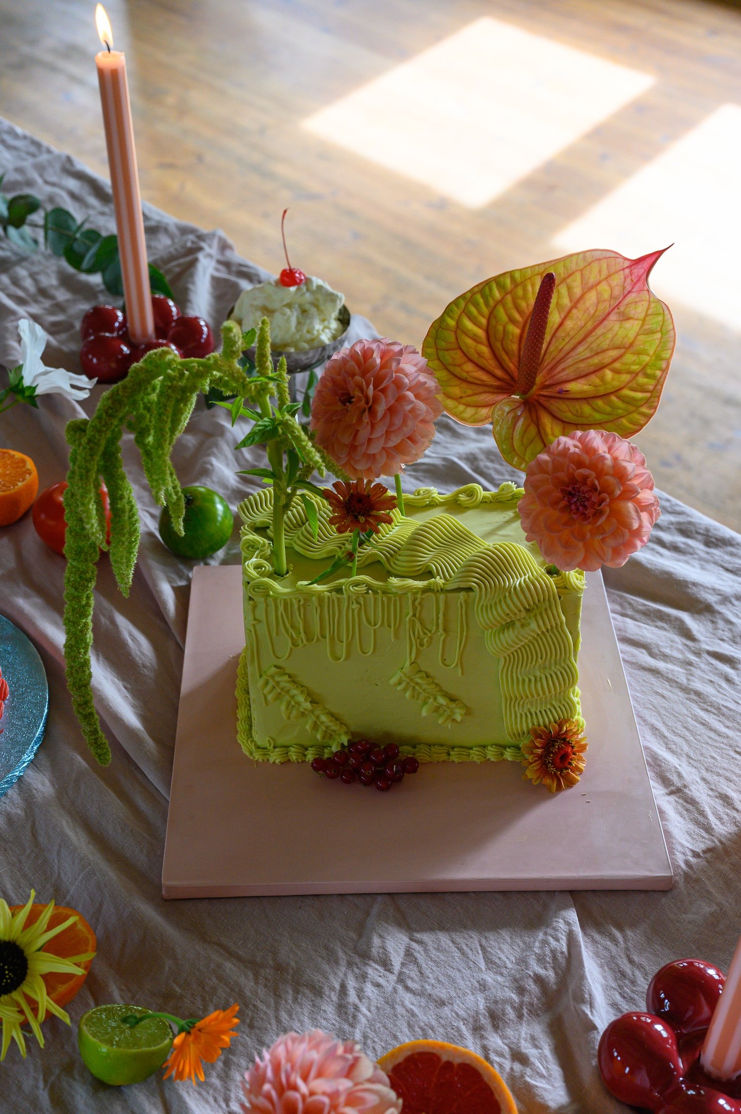 Trend cake 2026: square cakes