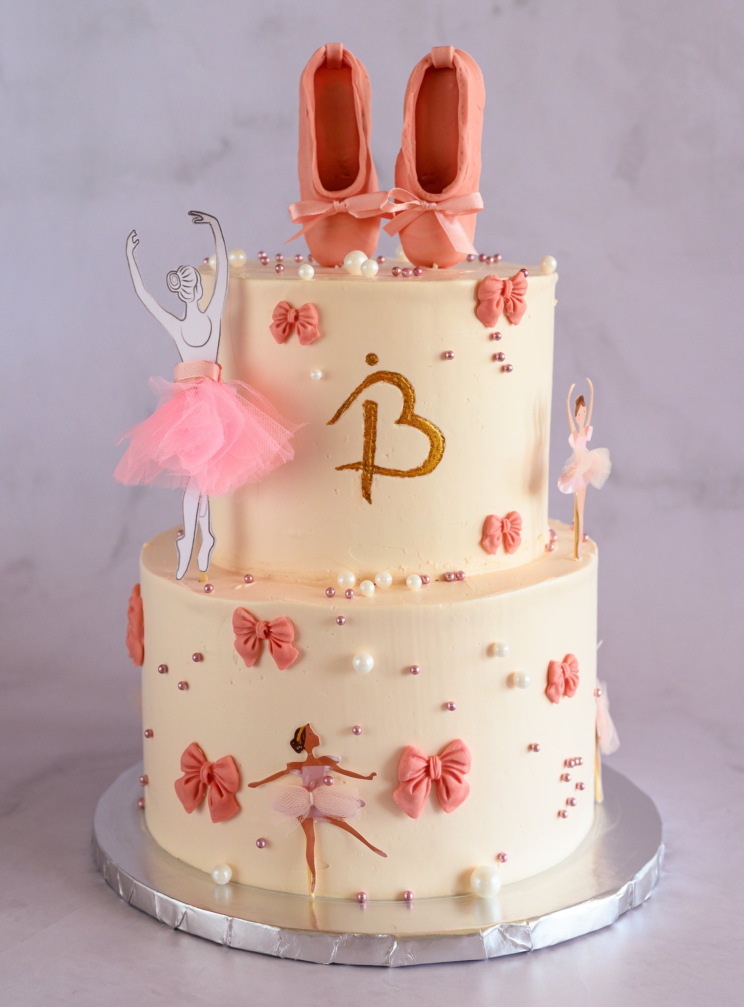 Corporate event cake for the International Ballet School in Stockholm