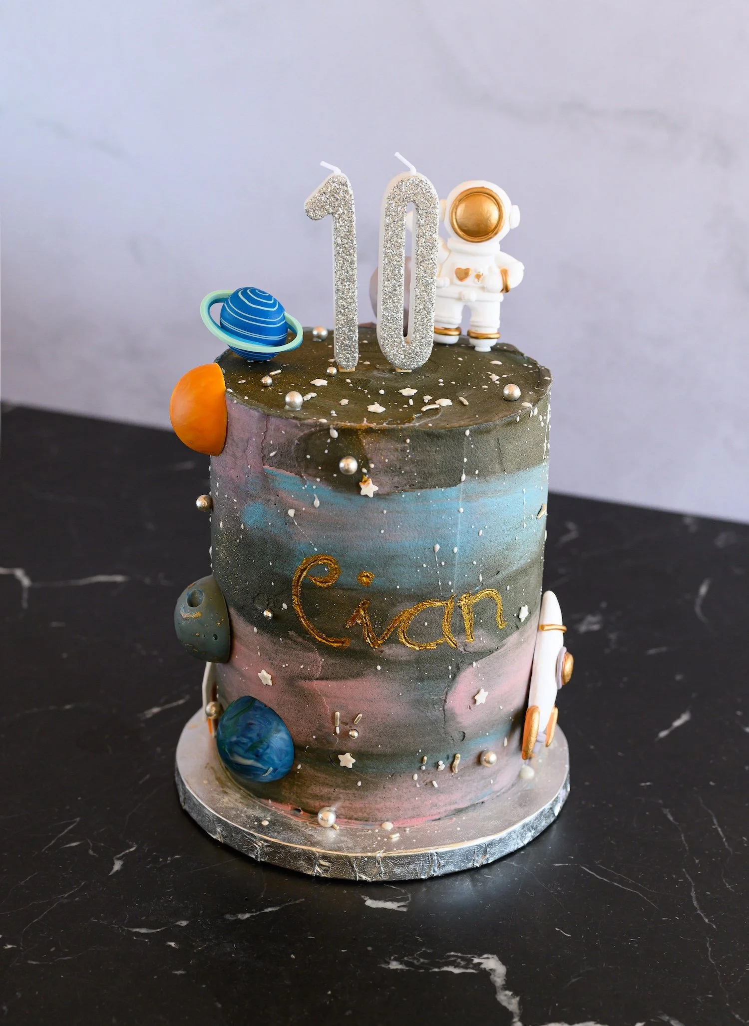 Galaxy cake in Stockholm