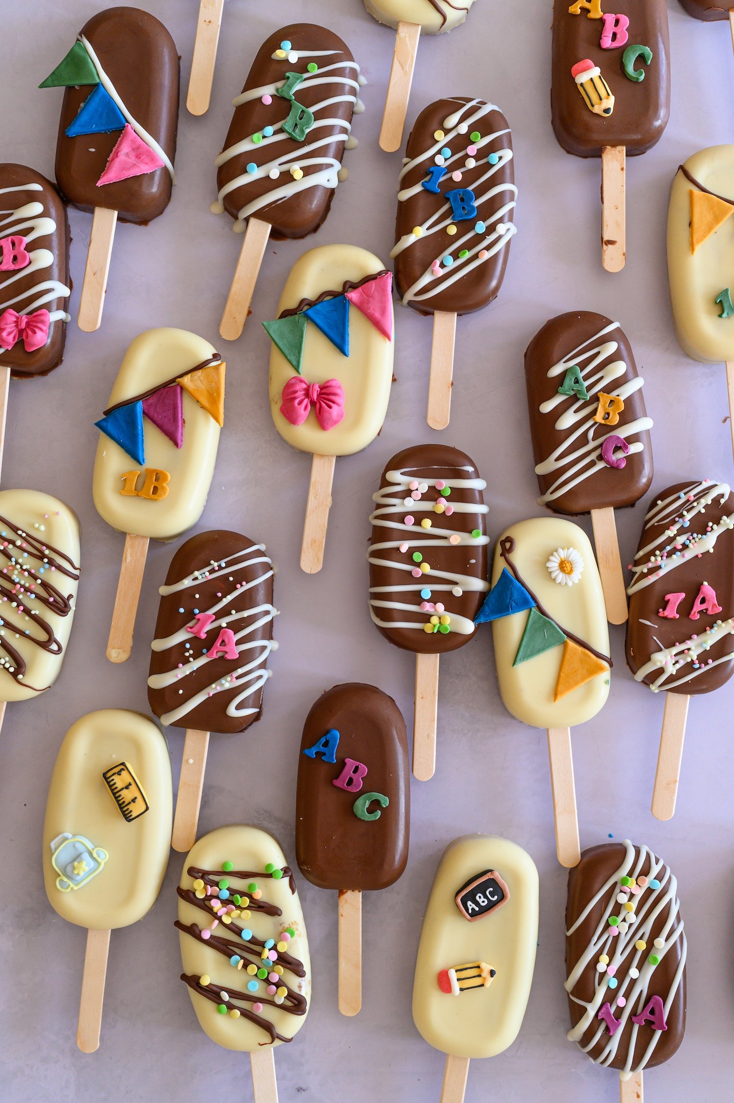 cake pops for the first class students