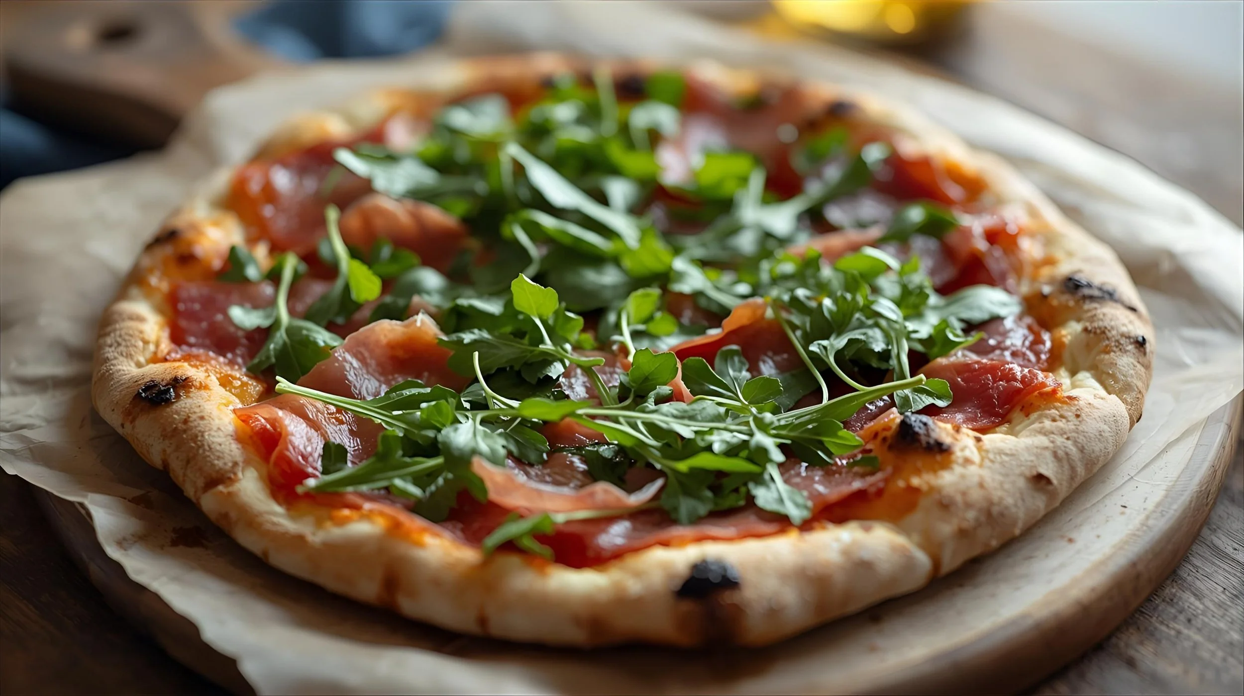 Our own freshly made pizzas.