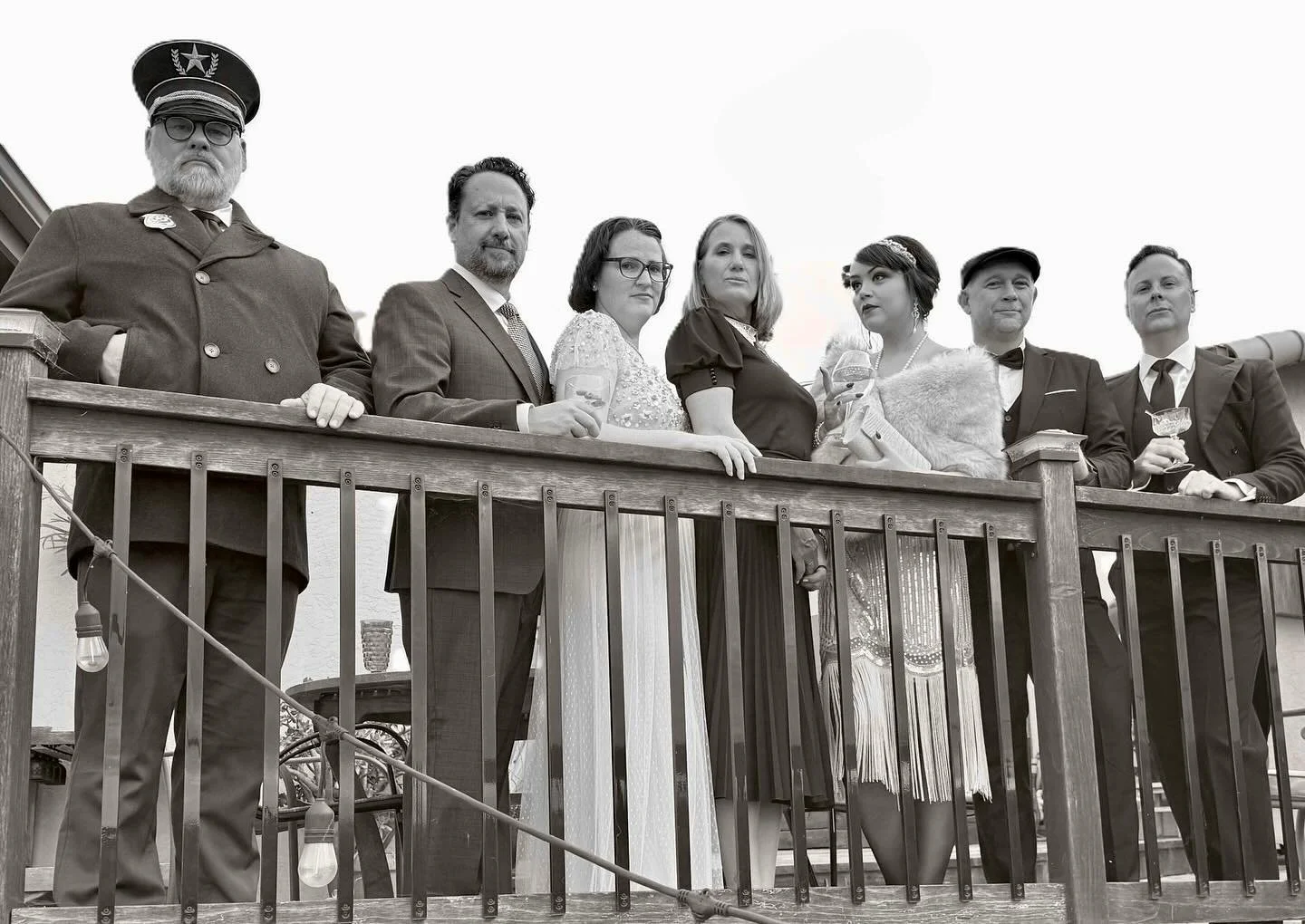 The suspects have stepped back into the 1920s and boarded the ship for A Night At Sea - one of many murder mysteries available in our repertoire. 

𝐸𝑛𝑡𝑒𝑟 𝑡ℎ𝑒 𝑝𝑎𝑠𝑡, 𝑤ℎ𝑒𝑟𝑒 𝑒𝑙𝑒𝑔𝑎𝑛𝑐𝑒 ℎ𝑖𝑑𝑒𝑠 𝑑𝑒𝑎𝑑𝑙𝑦 𝑠𝑒𝑐𝑟𝑒𝑡𝑠...

📍 San