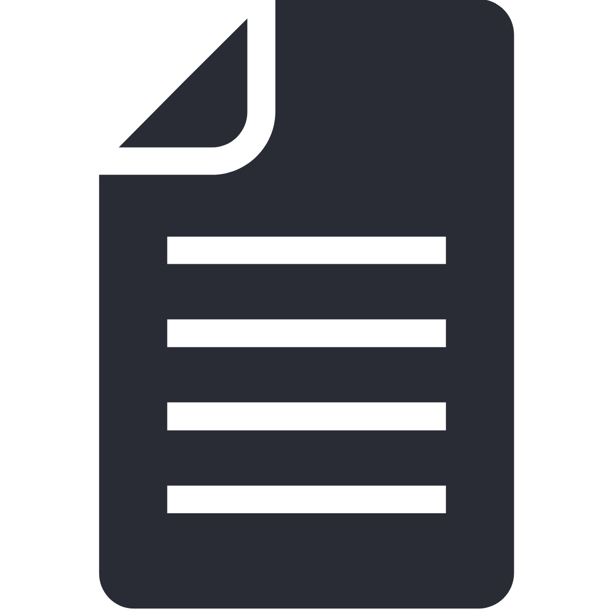 Icon of a floppy disk storage device with a gray body, black horizontal lines, and a black corner clip.