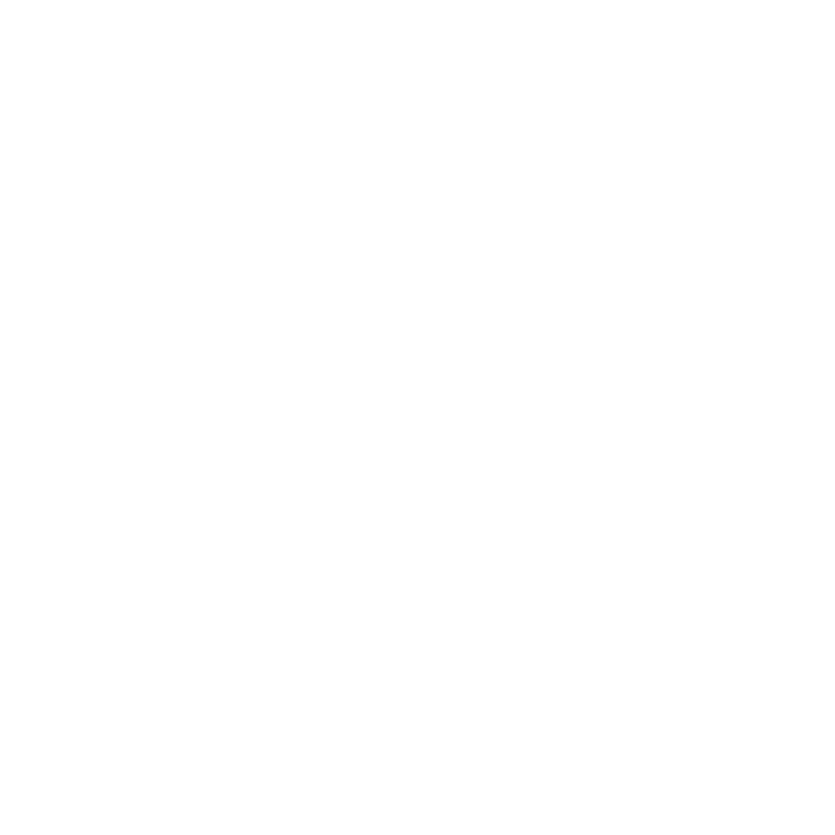 Black and white geometric logo with a diamond shape and stylized lines.