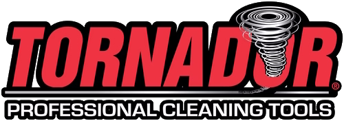 Logo for Tornador Professional Cleaning Tools featuring a tornado graphic.