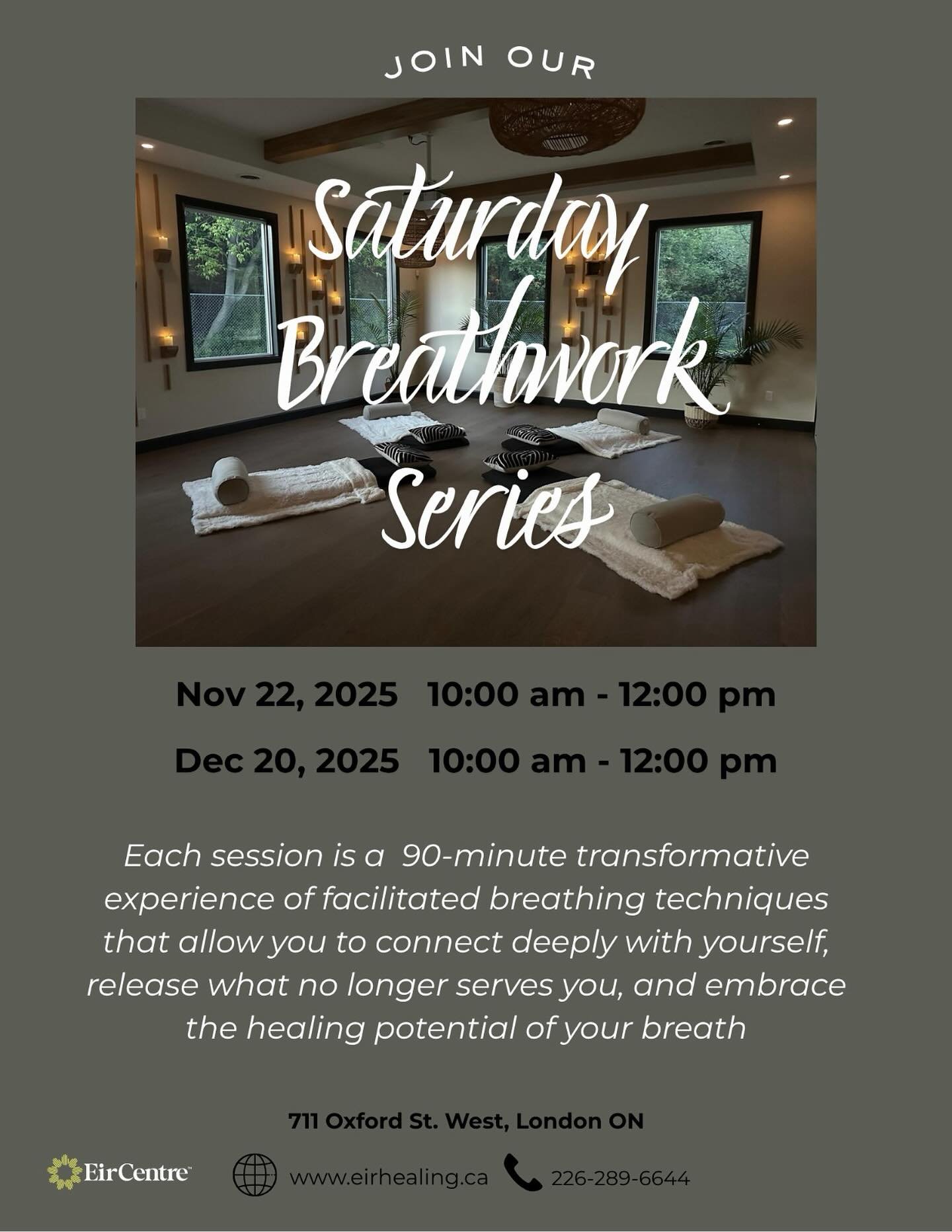 Book a session with our certified Breathwork &amp; Reiki practitioner 🪷