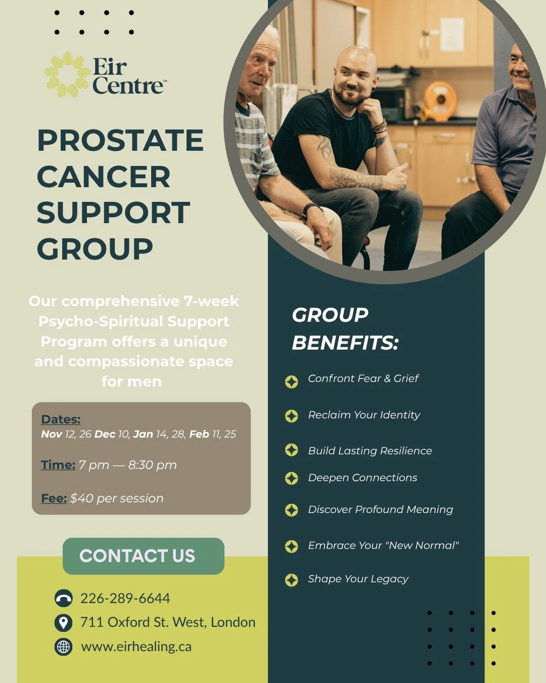 A prostate cancer diagnosis can feel overwhelming, impacting not just your physical health, but also your emotional well-being, sense of self, and spiritual outlook. You are not alone in facing these profound challenges.