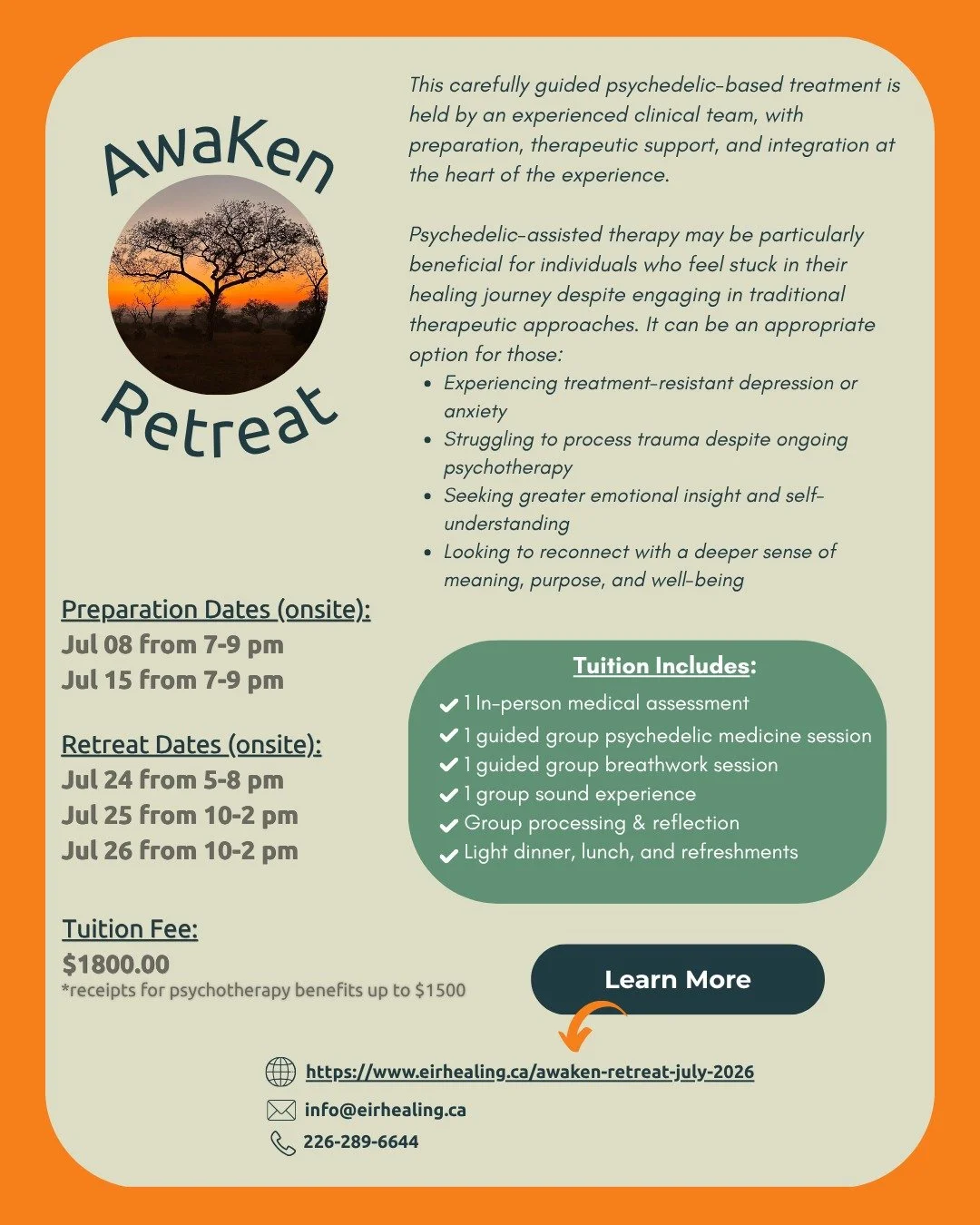 Psychedelic-assisted therapy may be particularly beneficial for individuals who feel stuck in their healing journey despite engaging in traditional therapeutic approaches. It can be an appropriate option for those:
&bull; Experiencing treatment-resis