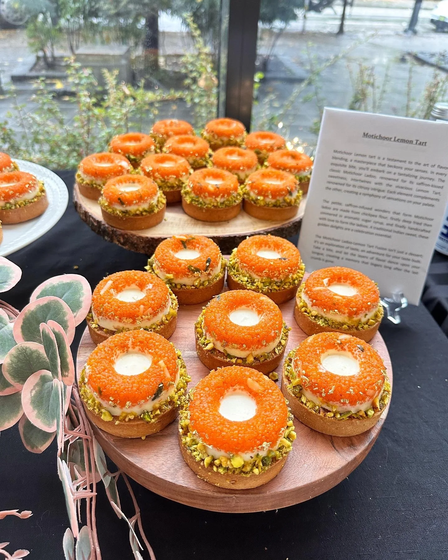 Motichoor lemon tart.JPG