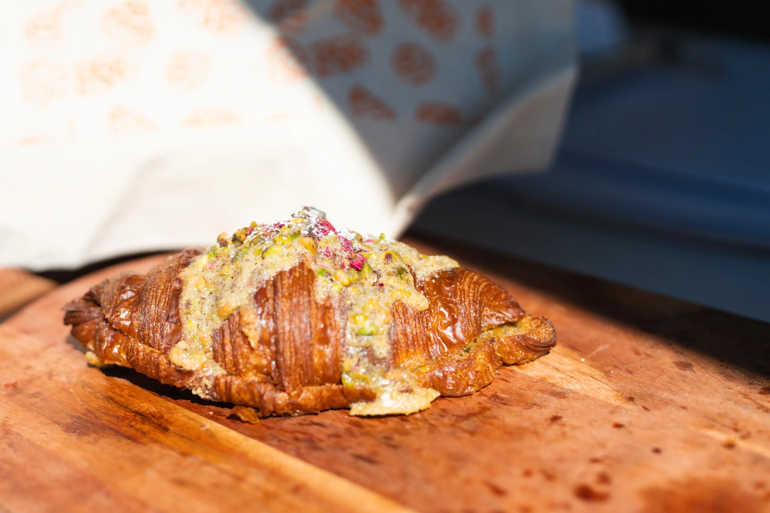 Double baked Rose Pistachio croissant.jpg