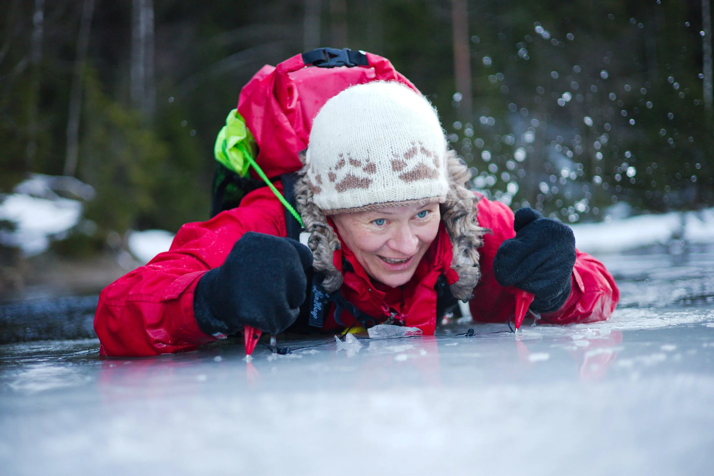 Du kommer til å gå gjennom isen