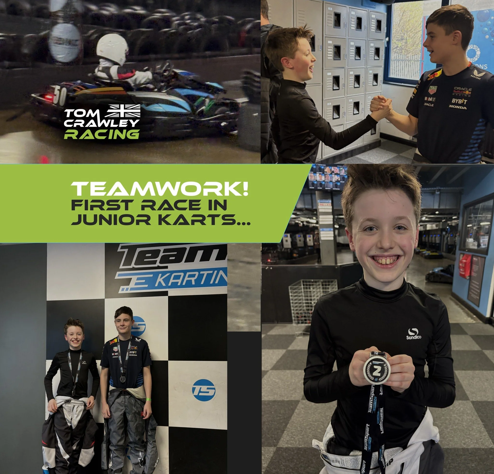 First Race in a Junior Kart...