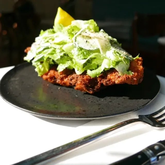 Crispy Chicken Schnitzel in Suttons Bay