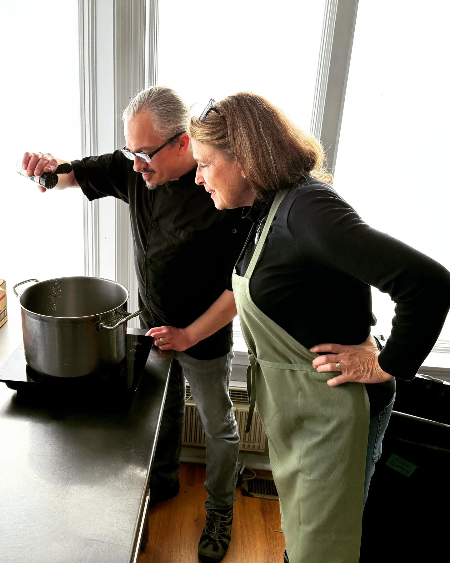 A look inside the kitchen as we prepare for Healing in a Pinch. 🌶️ 🌿✨

Dr. Elizabeth and Chef Joshua are bringing spices to life &mdash; building flavor, exploring their role in wellness, and getting ready for an evening of learning and tasting at 