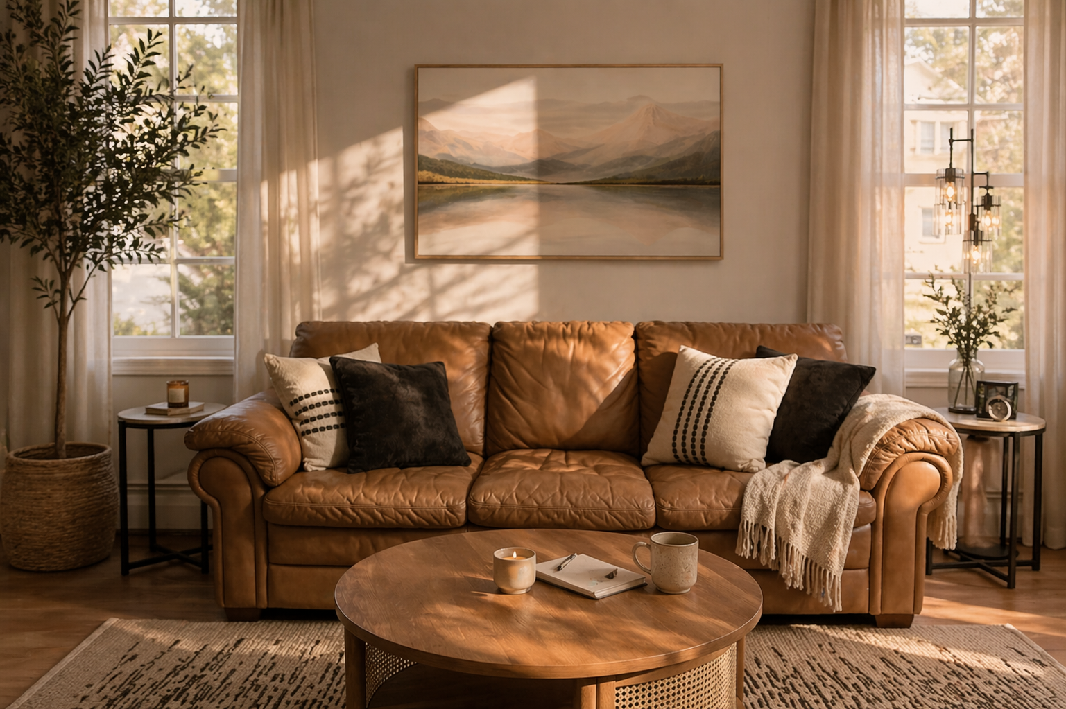 The private and peaceful North Salem Psychotherapy office for in-person therapy in Westchester County, NY.