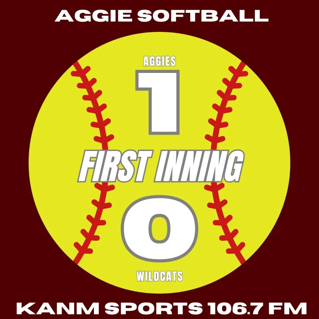 Aggie Softball first inning score!🥎💎👍🏻#kanmsports #aggiesoftball