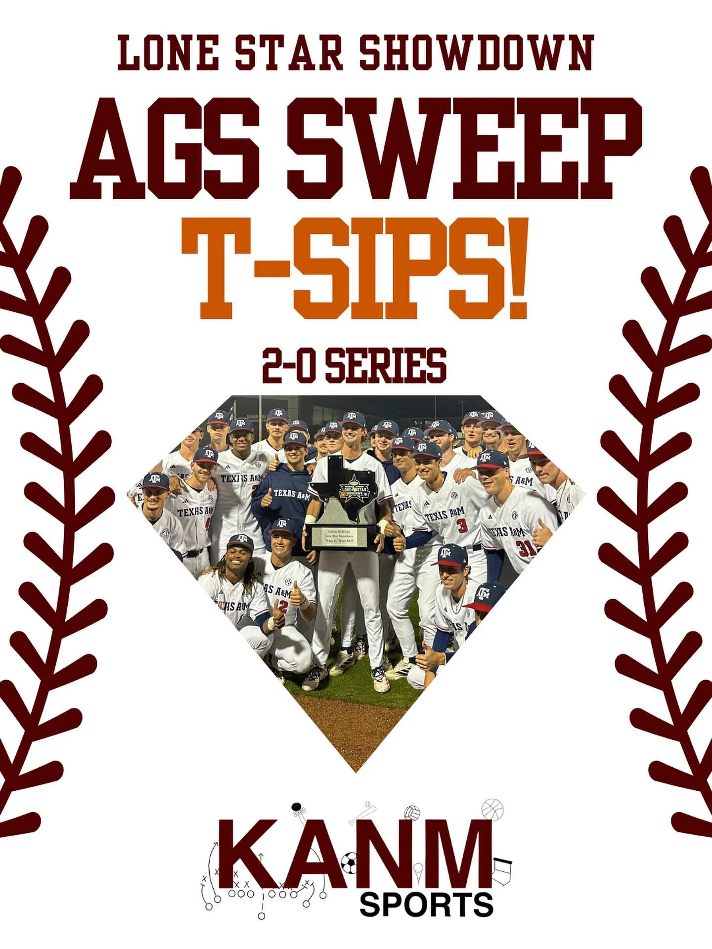 SERIES SWEEP!!
Aggie Baseball sends t-sips home in a thunderstorm of a weekend! ⛈️ 

🎙️ @itsmatthewcastillo 
📸 @anastasia_acostaaaa @acosta__media