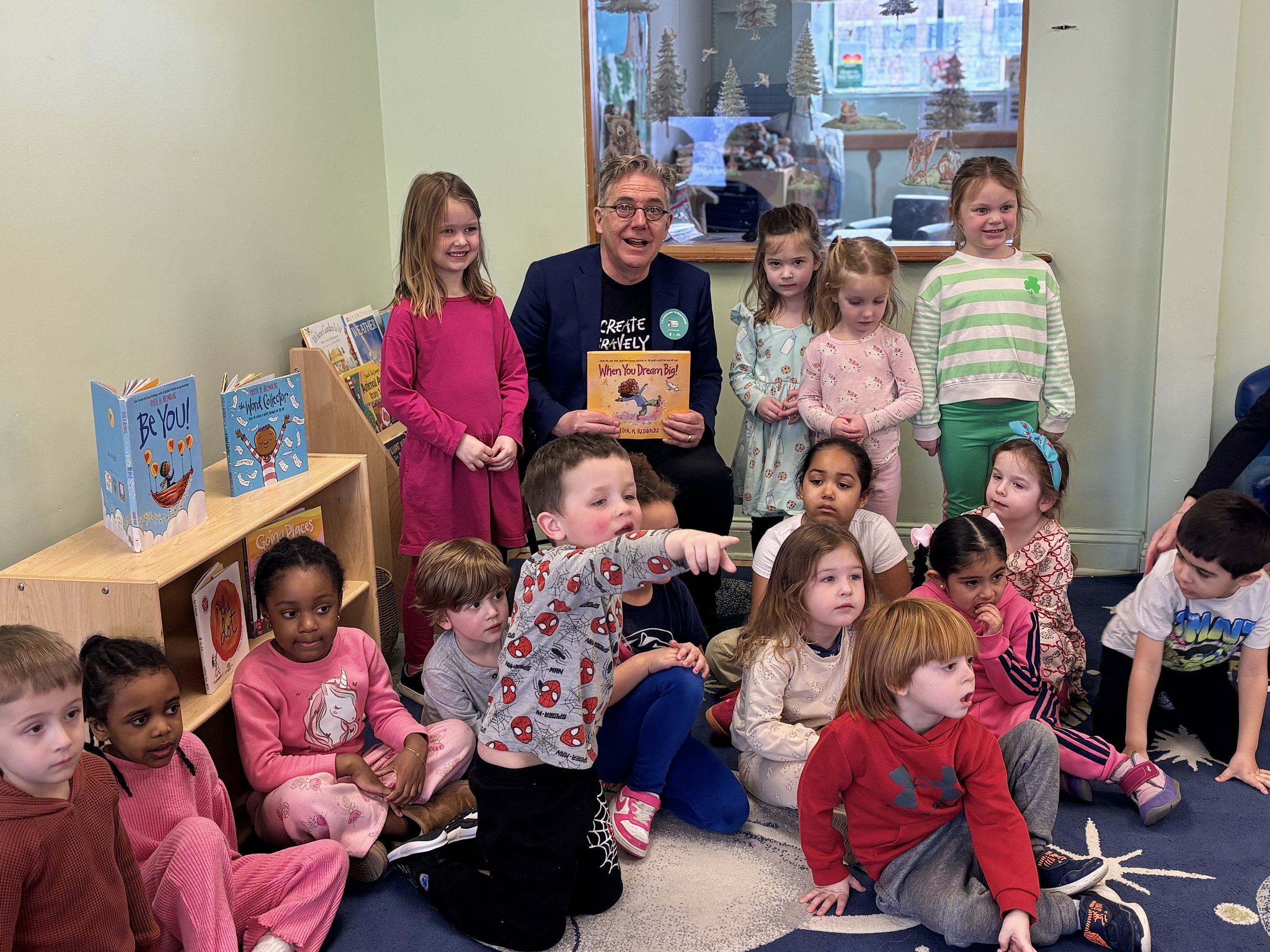 The Reynolds Brothers Collaborate with YMCA Boston to Celebrate Read Across America Day