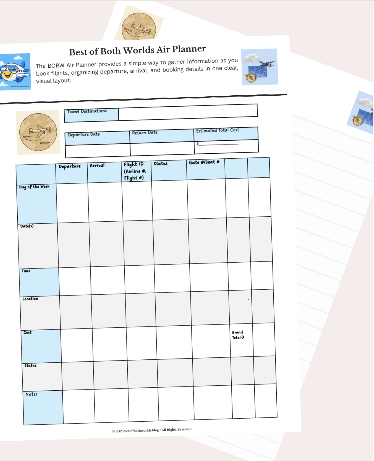 Best of Both Worlds  Blog Air Planner for comparing flights, routes, and travel costs