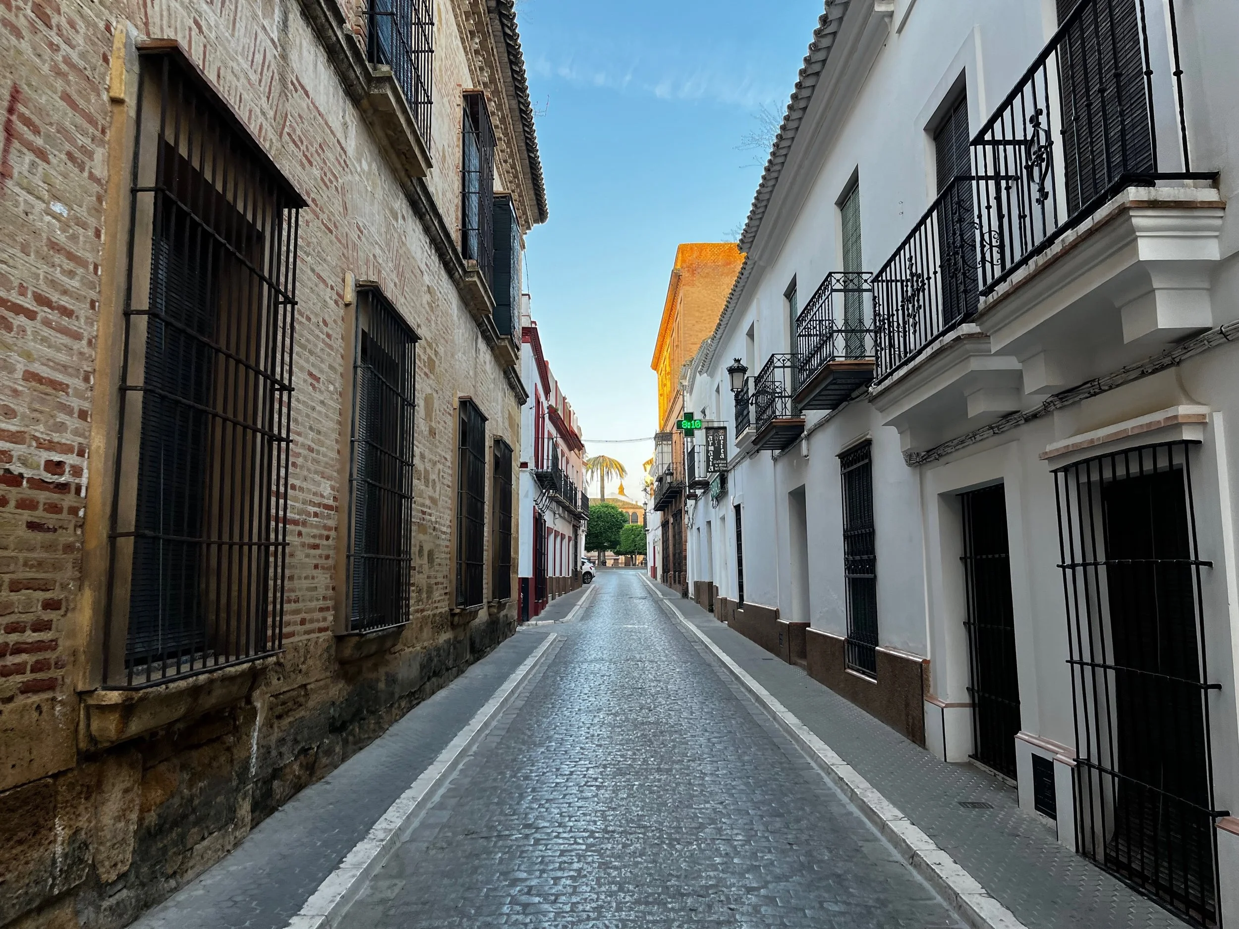 Historic street in Andalusia Spain