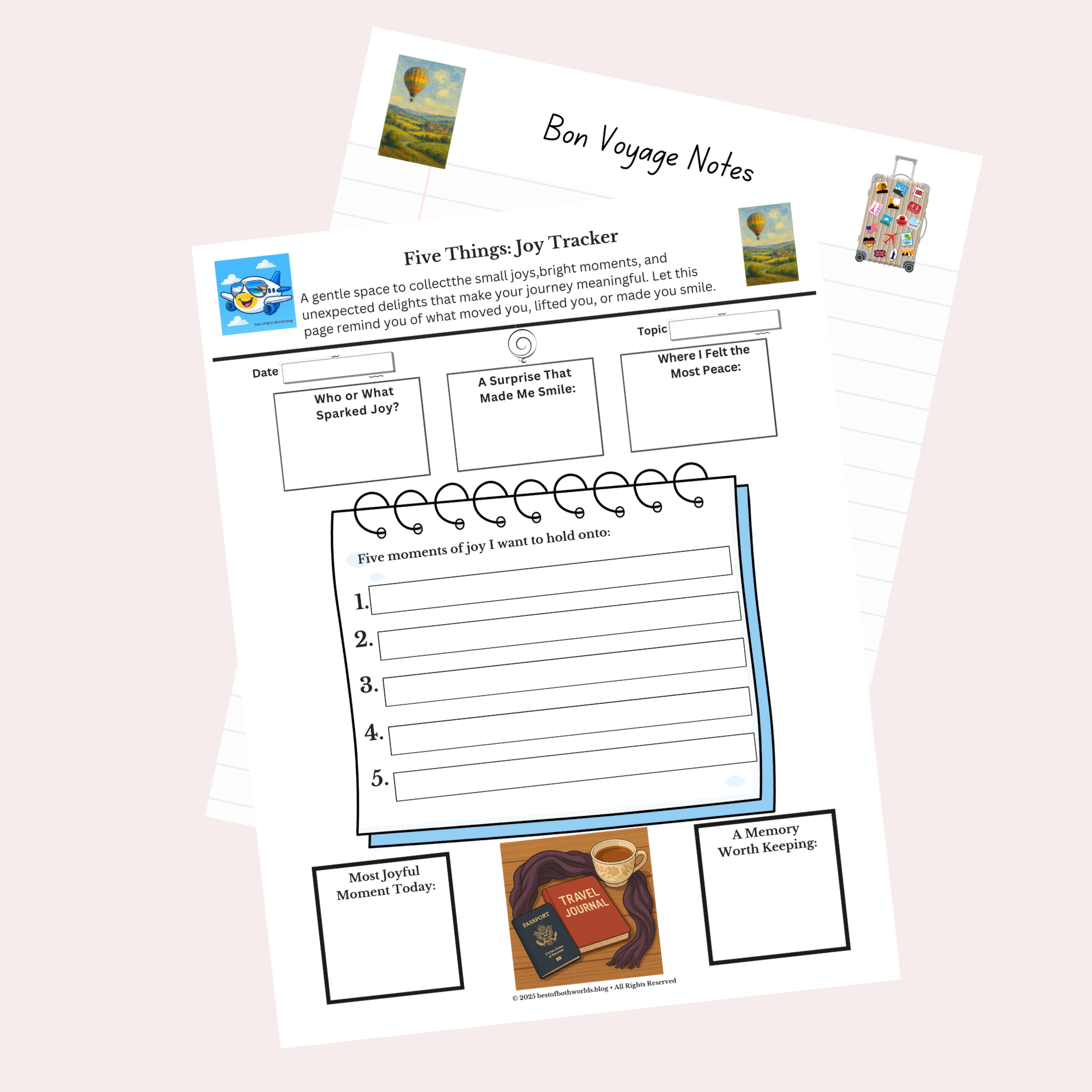 Five Things: Joy Tracker