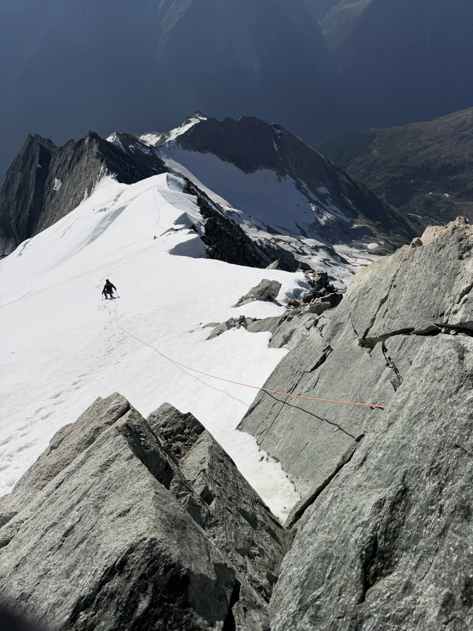 Weisshorn summit slow slopes