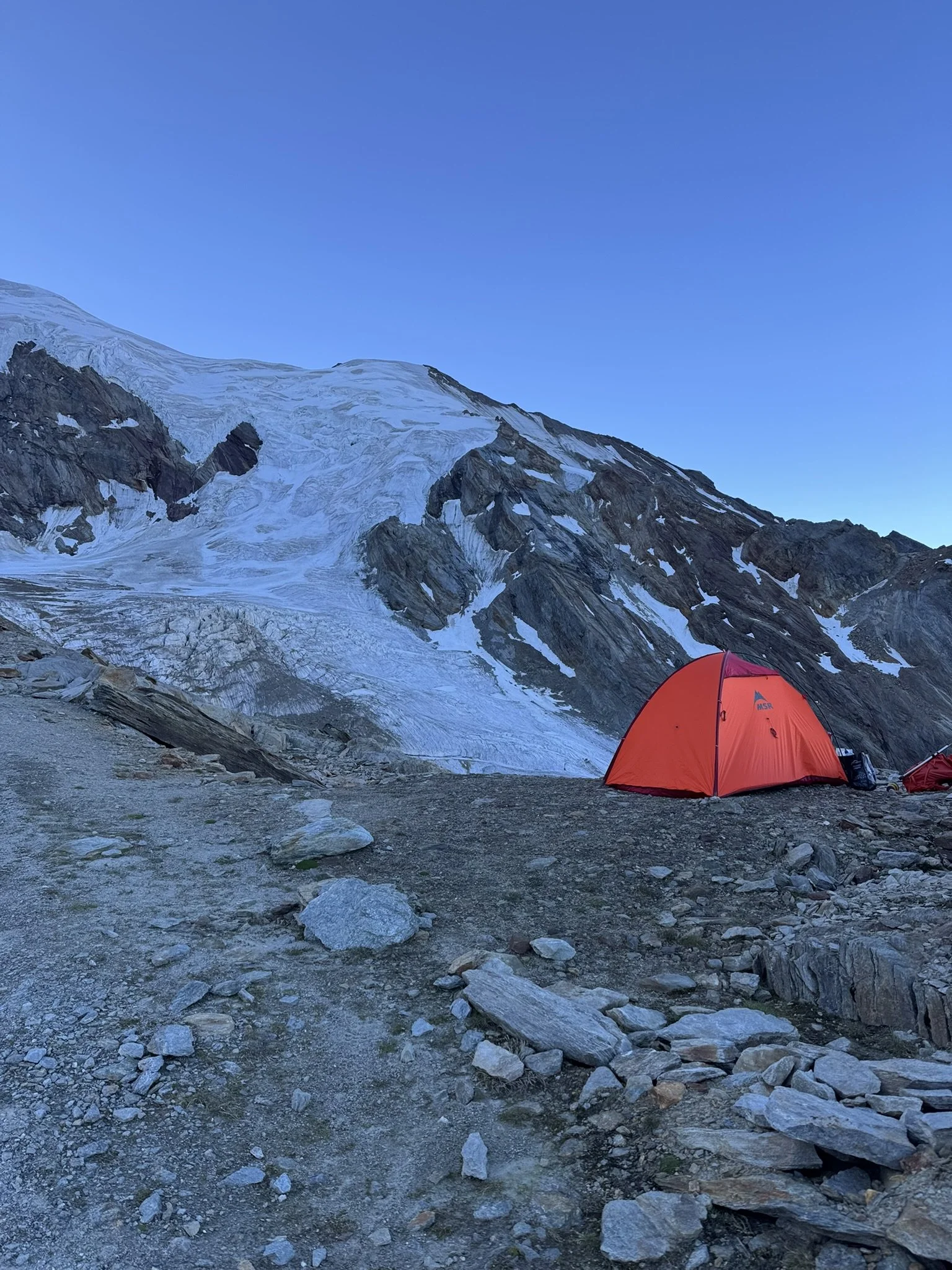 Keeping watch on the Weissmies