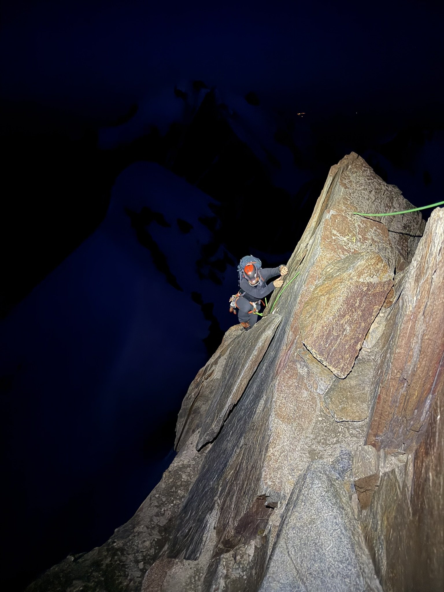 Early start on the Aiguille de Bionnassay