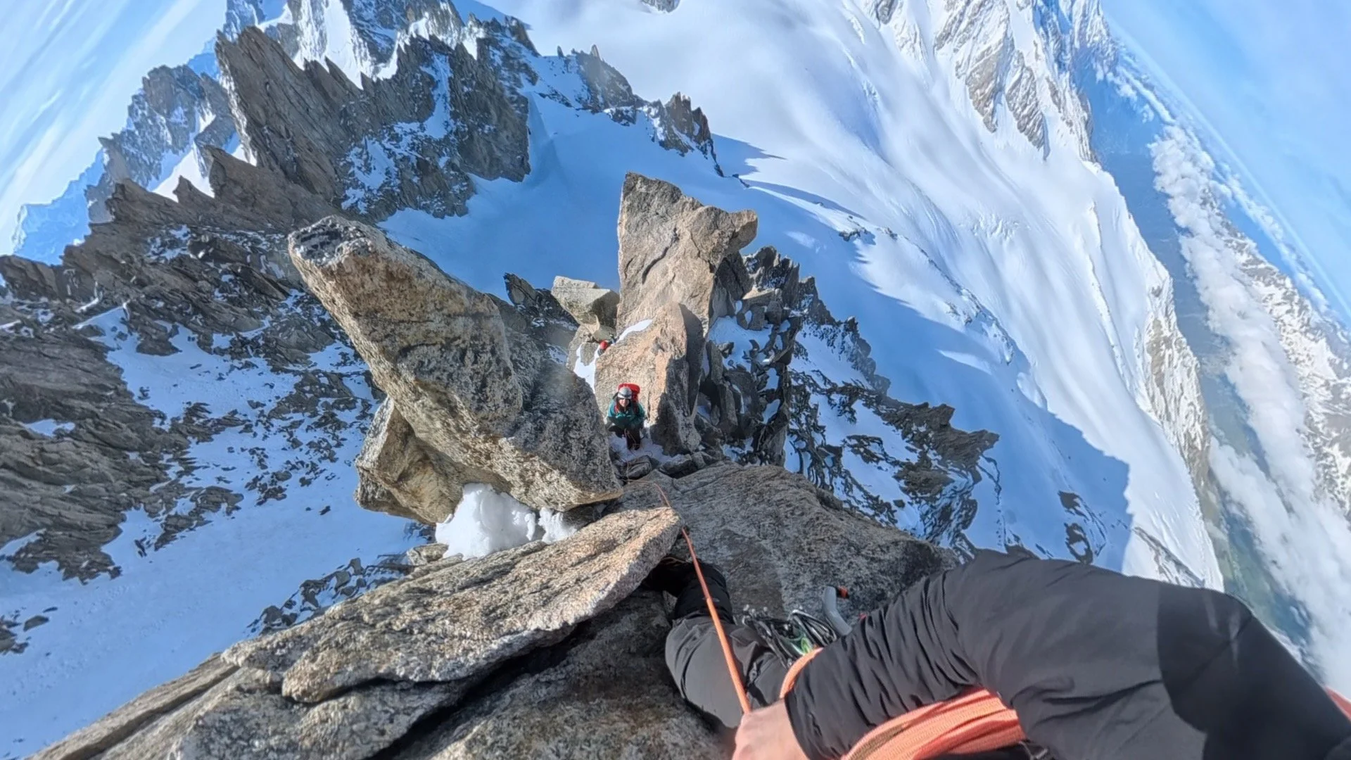 Arete de la Table - ridge climbing!