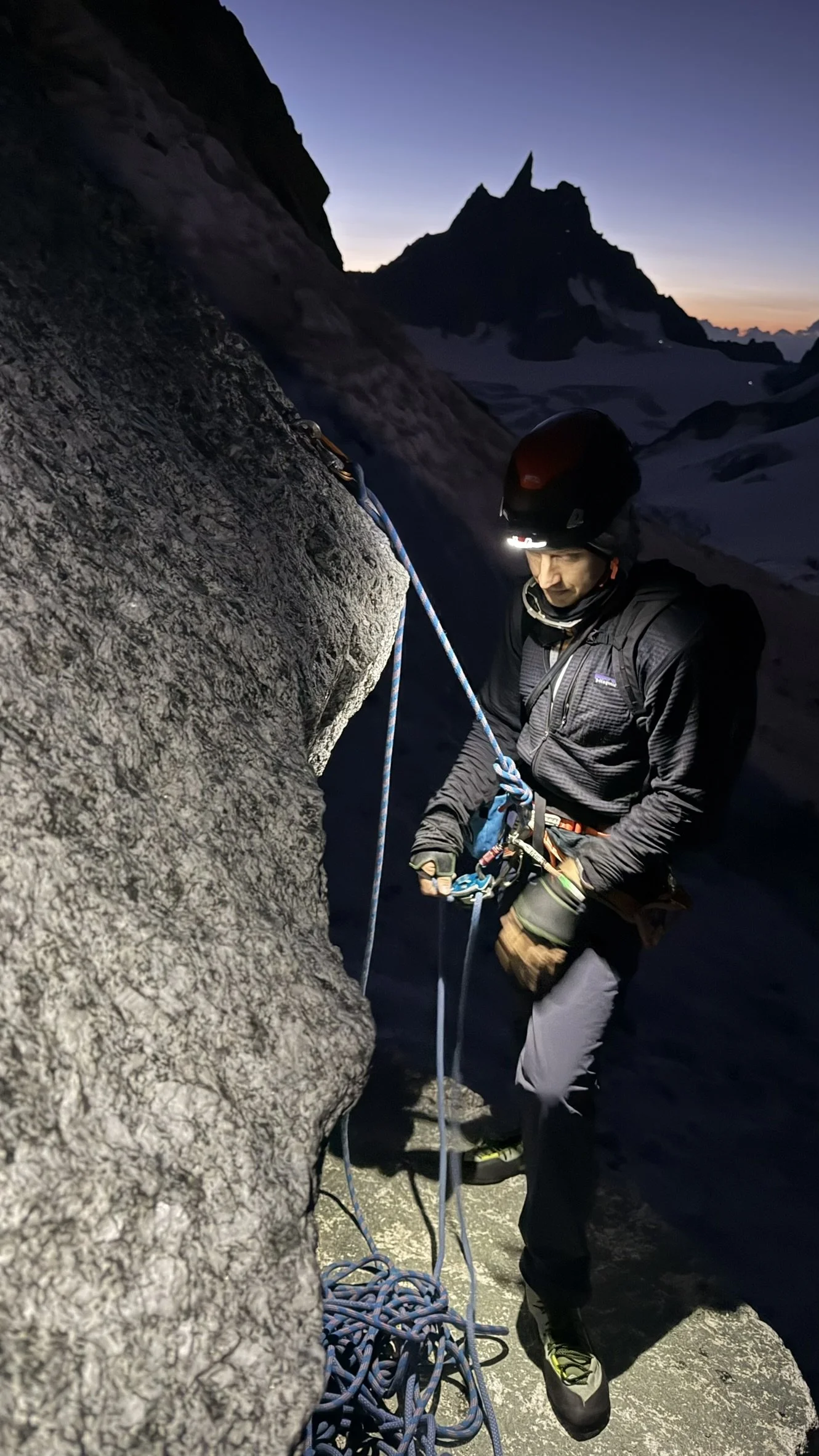 Grand Capucin -  getting that alpine start