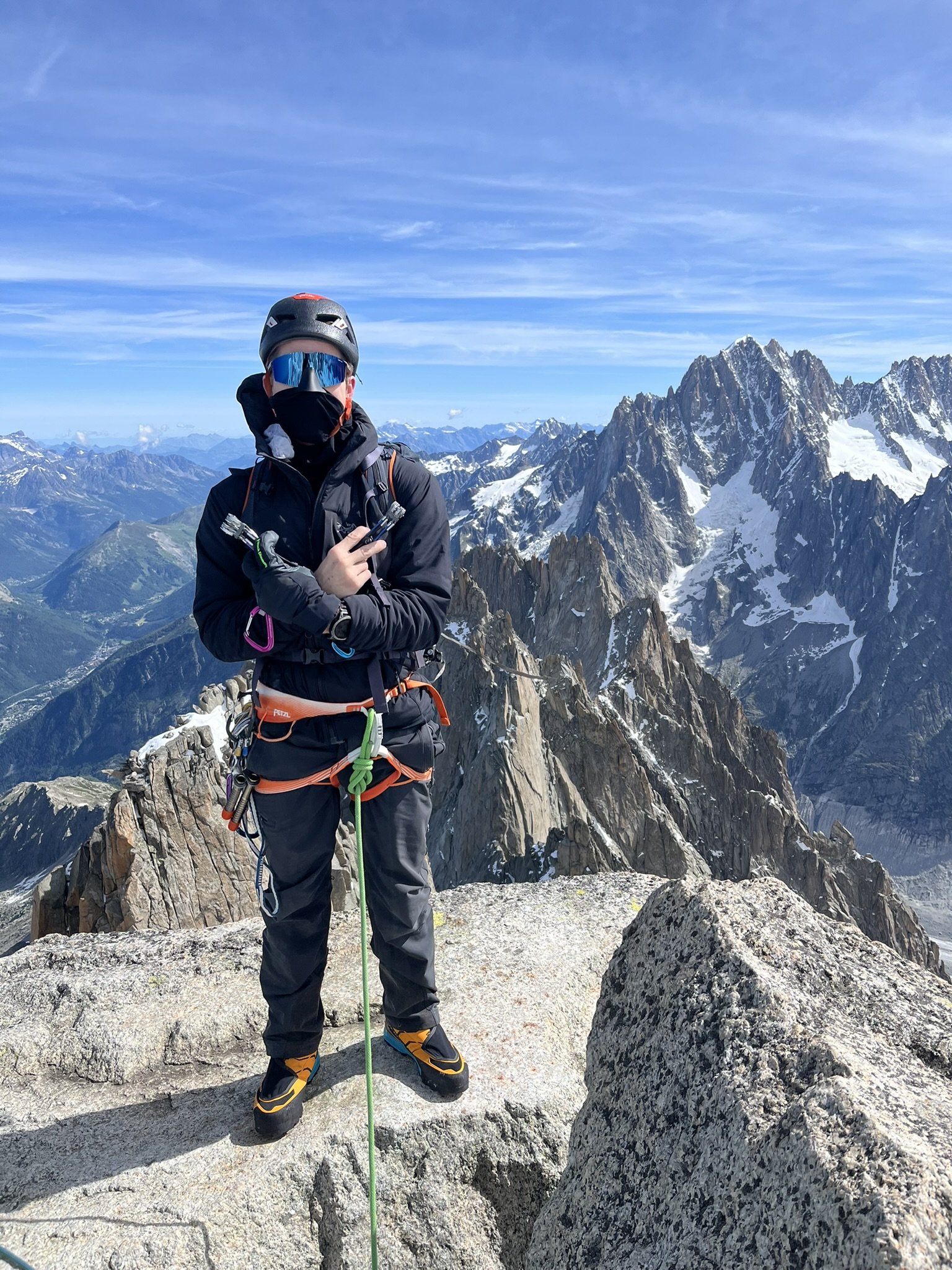 Midi-Plan Traverse summit