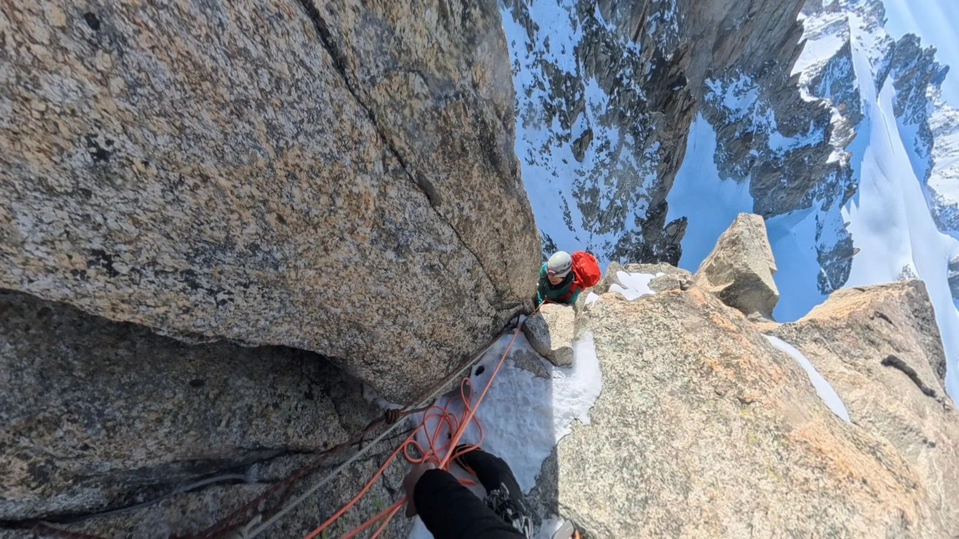 Crux pitch - Arete de la Table
