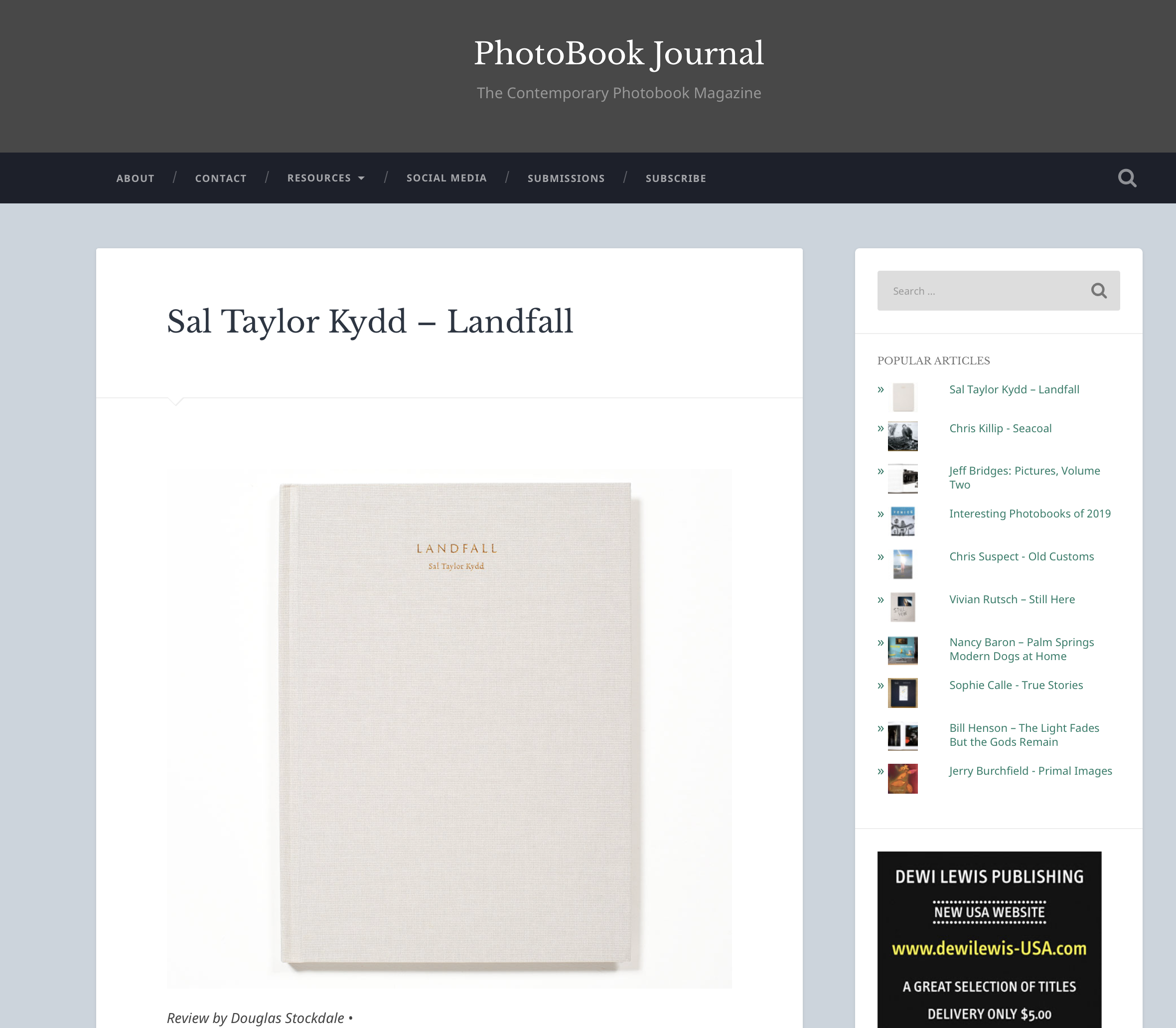 Landfall Review - Photobook Journal