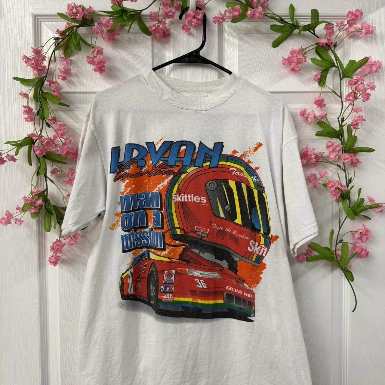 1998 RYAN NEWMAN NASCAR SKITTLES TEE